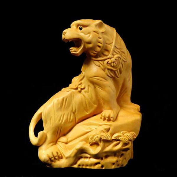 Huangyang wood carving of twelve zodiac ornaments
